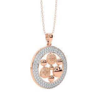 Remy Round Diamond Office Wear Pendant